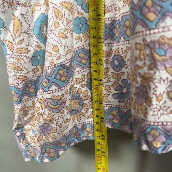 Mille Resort & Travel XL Long Floral Dress 100% Cotton - Picture 5 of 6